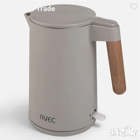 Метална електрическа кана Mercado Trade, 1,5 л., 2200W, Бежов