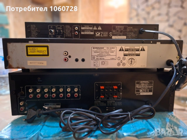 Система Pioneer усилвател A-44, плеър PD-4050, тунер F-551, снимка 2 - Ресийвъри, усилватели, смесителни пултове - 53756676