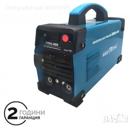 Инверторен електрожен 400А в куфар, снимка 4 - Други инструменти - 53475781