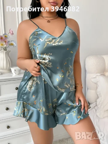 Нова дамска лятна пижама; размер 2 XL, снимка 3 - Пижами - 50999564