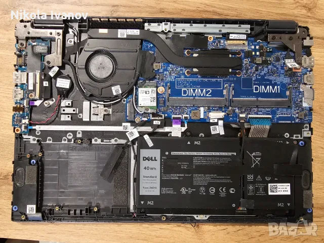 ЗА ЧАСТИ Dell Latitude 3510 15.6 inch | i5 10gen | 40Wh JK6Y6 | QWERTY | Здрав котпус, снимка 3 - Части за лаптопи - 55710357
