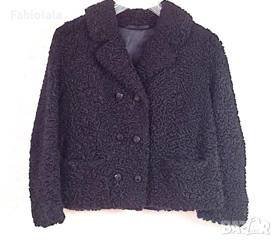 Vintage real fur coat S