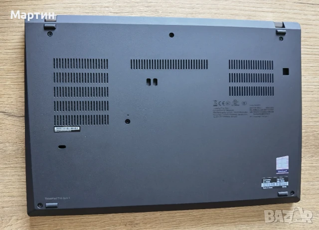 Продавам Lenoto ThinkPad T14 Gen 1, снимка 4 - Лаптопи за работа - 50927820