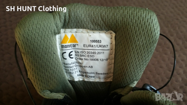 MONITOR PENTAGON BOA HYPERTEX S3 Work Safety Shoes размер EUR 41 работни обувки с бомбе WS1-16, снимка 18 - Други - 52092215