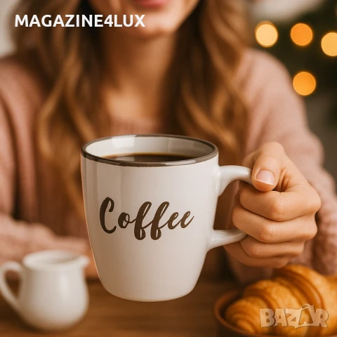 ☕️ Керамична чаша Coffee – 220 мл стил и уют във всяка глътка!, снимка 2 - Чаши - 51337138