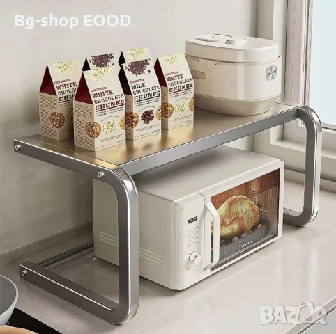 Oрганайзер за кухня, Поставка за микровълнова фурна, многофункционална, за кухня, снимка 5 - Аксесоари за кухня - 53709498