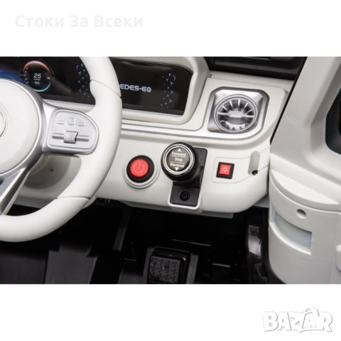 Mercedes EQG Electric детски джип 12V с меки гуми 4x4, снимка 11 - Други - 52797151