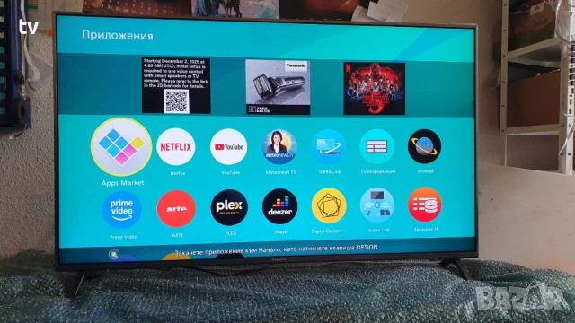 Panasonic 49 инча Панасоник 4K LED Smart HDR WiFi смарт лед