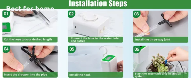 Система за автоматично напояване/ поливане на растения Senprity, снимка 10 - Напояване - 47552664