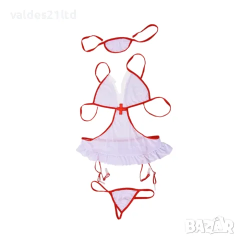 BDSM костюм на медицинска сестра, снимка 6 - Бельо - 39970633