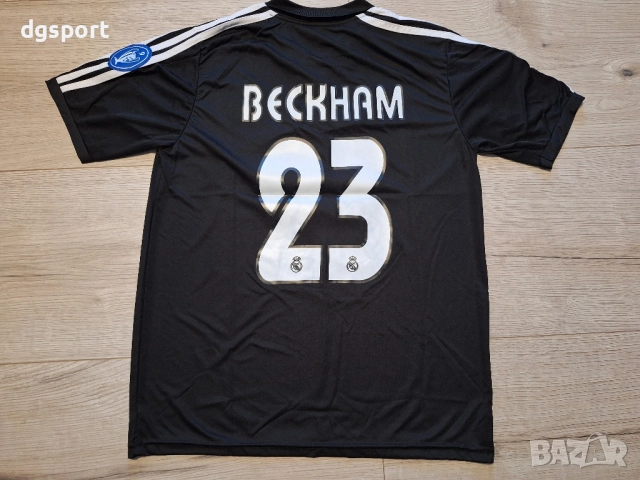 Футболна фланелка на РЕАЛ М#Дейвид Бекъм#23#ретро модел!