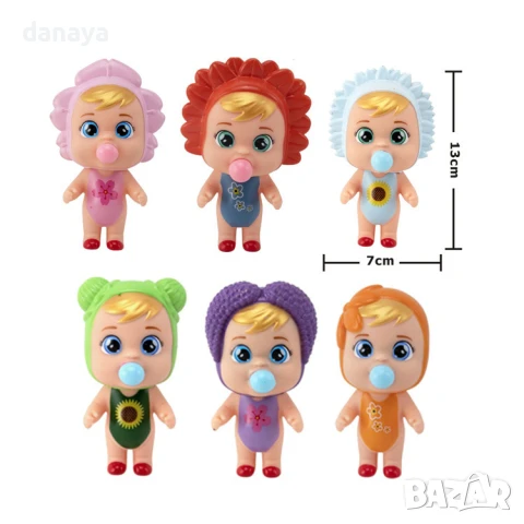5993 Антистрес играчка кукла бебе с балонче – 13 см, снимка 2 - Кукли - 50917259