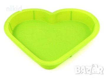 Голямо сърце силиконова форма силиконов молд за кекс торта желиран сладкиш пай десерти , снимка 2 - Форми - 39628695