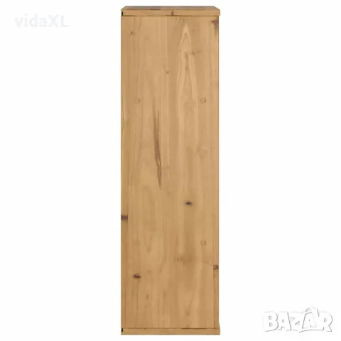 vidaXL Страничен шкаф с чекмедже ODDA 40x24x79cm масивна дървесина бор, снимка 7 - Бюфети - 56147516