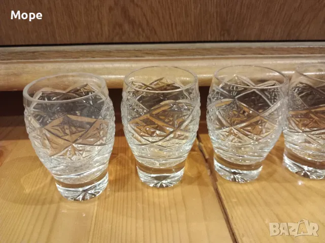 Кристални чаши за ракия , снимка 2 - Чаши - 48751637
