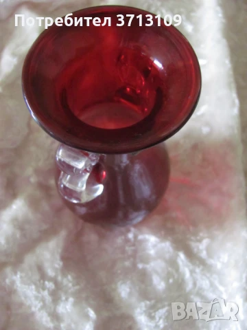 Кристалена ваза , ръчна изработка, Полша, снимка 6 - Вази - 51127908