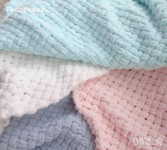 Бебешки одеялца от Ализе Пуфи, снимка 3 - За бебешки колички - 36223065
