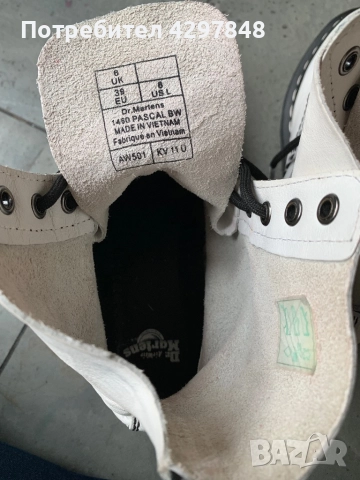 Кубинки/боти Dr.Martens 39 1460 Pascal, снимка 5 - Дамски боти - 52377315