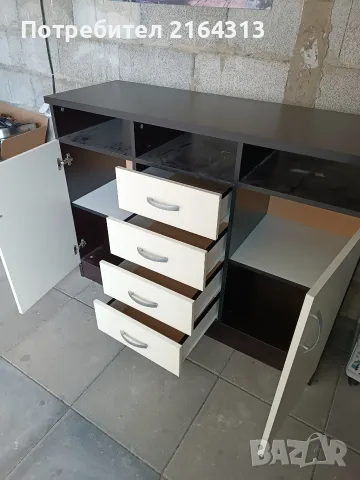 Шкаф с две врати и четири чекмеджета, снимка 3 - Шкафове - 56074331