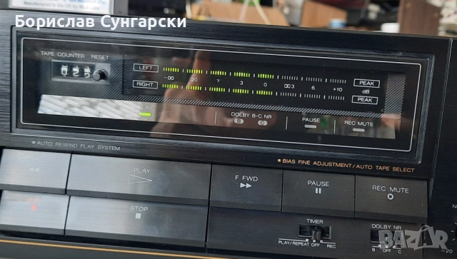 Продавам чудесен двуглав дек  AIWA AD-F400, снимка 4 - Ресийвъри, усилватели, смесителни пултове - 52429663