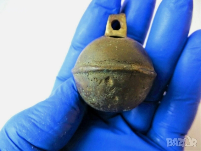 Древна бронзова камбана - звънче, снимка 2 - Антикварни и старинни предмети - 51456550