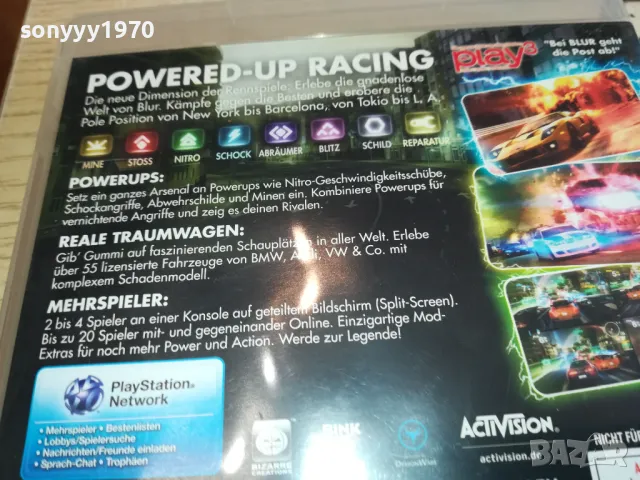 BLUR SONY PS3 GAME 1003251721, снимка 15 - Игри за PlayStation - 49437727