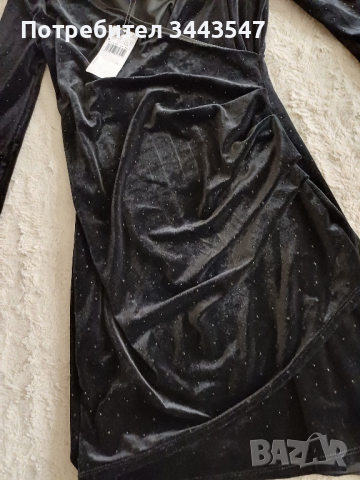 Елегантна рокля марка MGO.Черна., снимка 3 - Рокли - 44640081