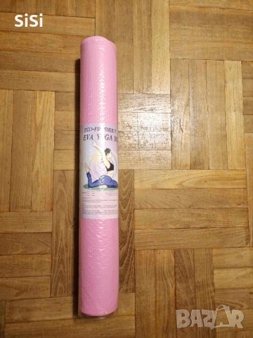 Постелка за йога,розова,4мм