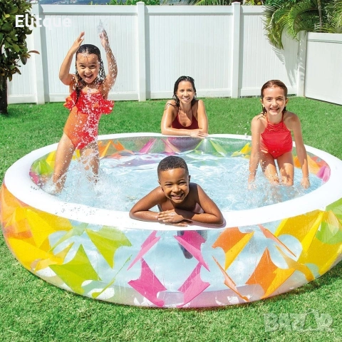 Надуваем басейн - 2.29м х 56см - Intex
