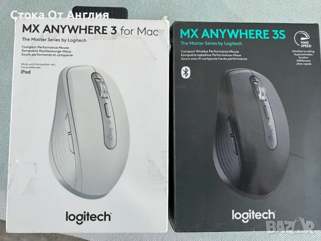 Мишка - Logitech  MX Anywhere 3S оптична, безжична, graphite, снимка 8 - Клавиатури и мишки - 53822322