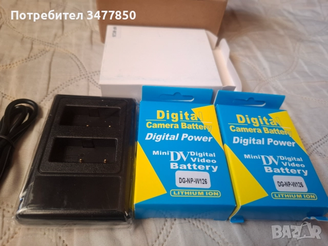 Батерии NP-W126 за FUJI с външно зарядно