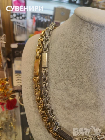 Мъжки ланец от неръждаема стомана , снимка 2 - Колиета, медальони, синджири - 50978606