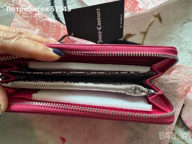 Juicy Couture портфейли нови с етикети, снимка 10 - Портфейли, портмонета - 49656944