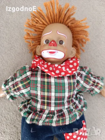 Красив ретро клоун, винтидж клоун, снимка 5 - Колекции - 48590449