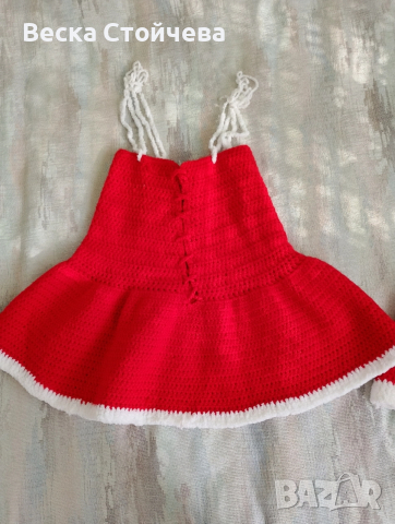 Детска плетена рокля , снимка 3 - Детски рокли и поли - 52576739