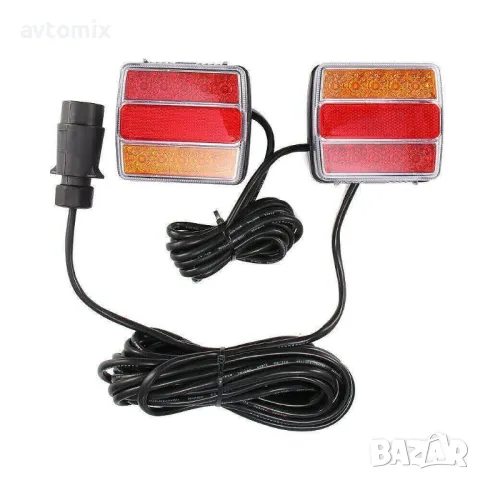 LED диодни стопове, 12V с магнит и окабеляване, 5 функции, комплект, снимка 7 - Аксесоари и консумативи - 49812760