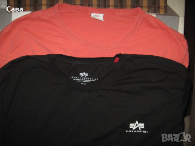 Тениски S.OLIVER, ALPHA IND.  мъжки,4-5ХЛ