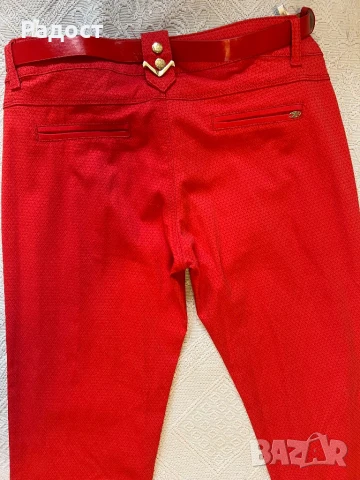Дамски червен панталон , снимка 3 - Панталони - 51205867