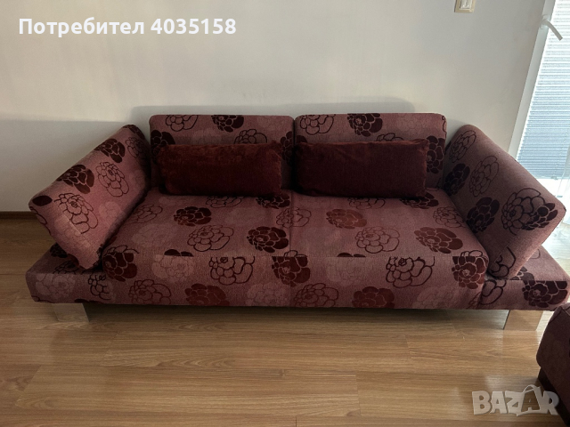 Комплект диван и двойка канапе, снимка 1