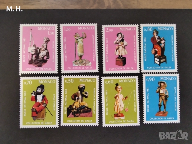 Пощенски марки Монако 1983