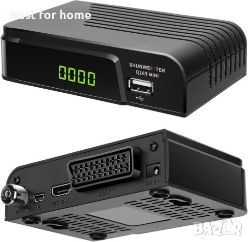 Невидим DVB-T2 цифров ефирен декодер 2024, поддръжка на USB PVR запис, снимка 7 - Мрежови адаптери - 52444625