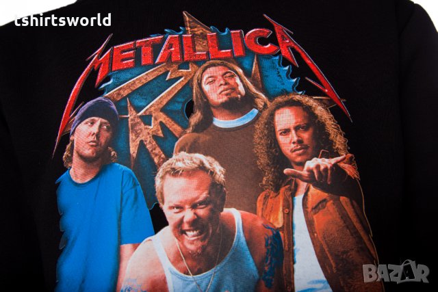 Нов детски суичър с трансферен печат на музикалната група METALLICA (Металика), снимка 3 - Детски анцузи и суичери - 34550001