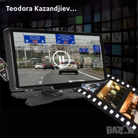 Мултимедия CarPlay Android/iOS Auto H105V 10.26" – безжичен смарт екран с Android Auto, Bluetooth, снимка 3 - Други - 52672573