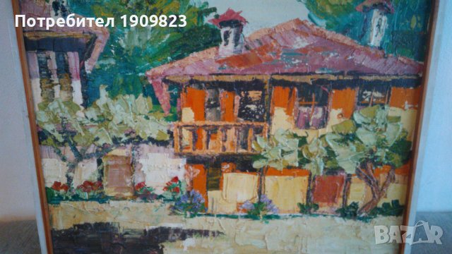 Стара картина Димитър Пачов , снимка 4 - Картини - 40256161