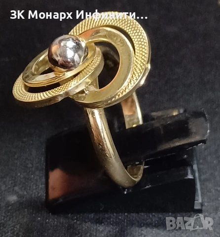 Златен пръстен/585/, снимка 3 - Пръстени - 53774425