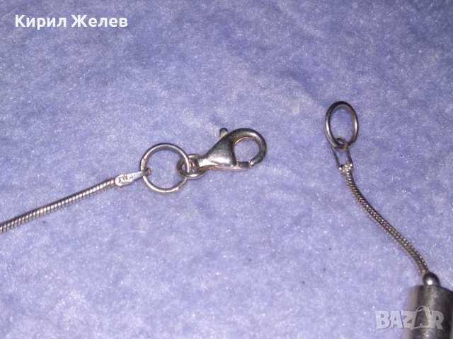 ДИЗАЙНЕРСКА СРЕБЪРНА АРТ ГРИВНА СРЕБРО 925 ИТАЛИЯ СТИЛЕН КРАСИВ МОДЕЛ ПОДХОДЯЩ и за ГЛЕЗЕН 35812, снимка 14 - Гривни - 39521776