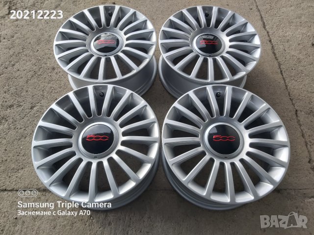4 броя алуминиеви джанти за FIAT 500 16, снимка 7 - Гуми и джанти - 44147148