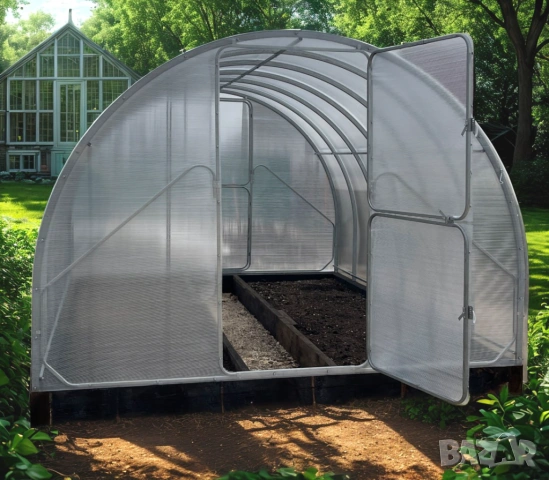 Оранжерии с поликарбонат 3х4,3х6,3х8 3х10 — профил 40×20 • без заварки • доставка, снимка 2 - Оранжерии - 53613842