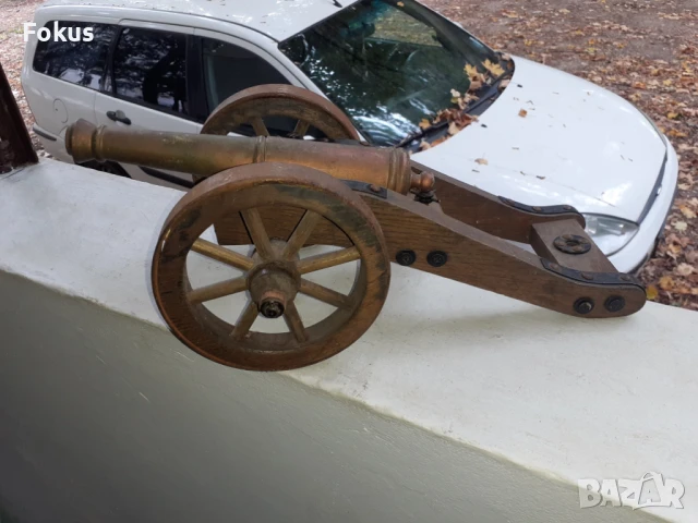 Невероятно желязно оръдие топ гаубица тежко и масивно, снимка 4 - Антикварни и старинни предмети - 50909950