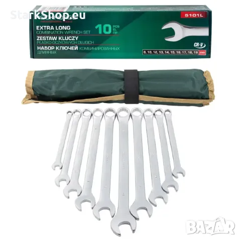 Premium Комплект Удължени Звездогаечни Ключове ROCKFORCE инструменти, снимка 2 - Ключове - 50258902